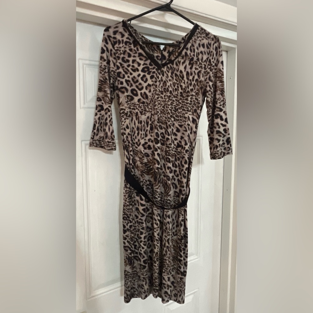 Robert Rodriguez Animal Print Dress